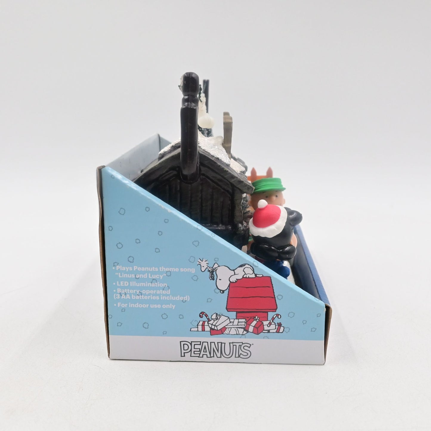 Kurt Adler Peanuts Musical Animated Christmas Tree Stand 7" Statue NIB