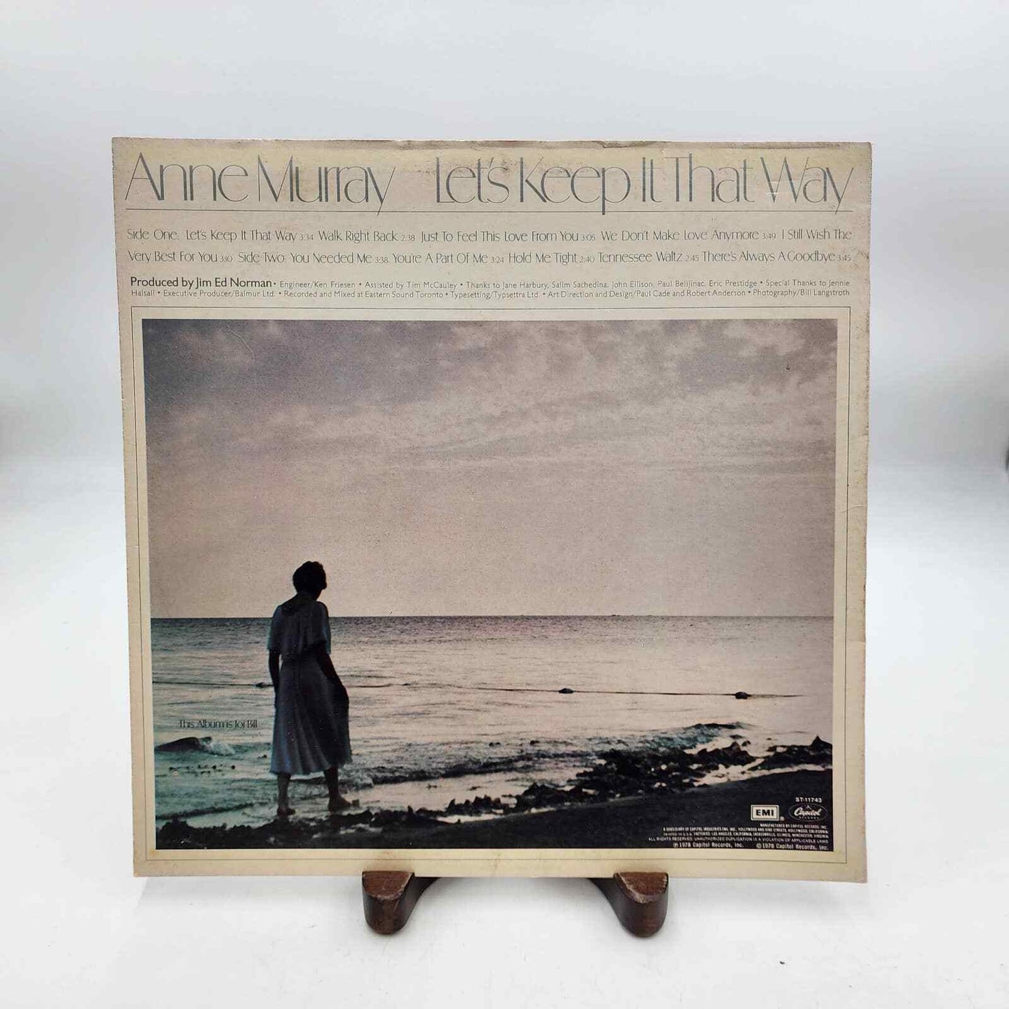 Anne Murray Lets Keep It That Way LP Vinyl Record Album