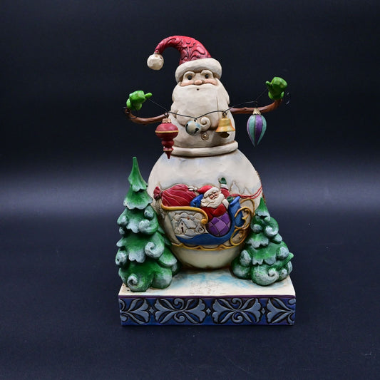 Jim Shore Frosty Santa Snowman Santa Statue 4010625 Figurine Enesco 2008