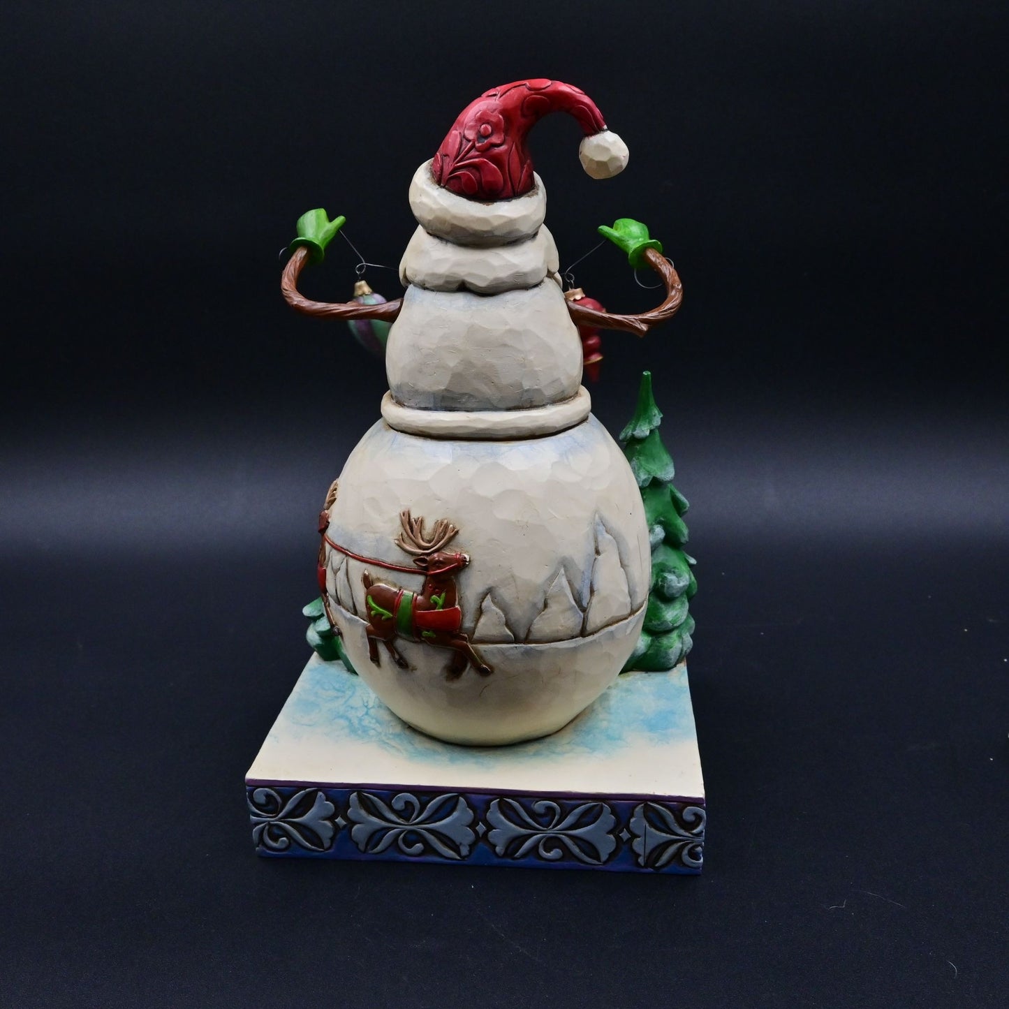 Jim Shore Frosty Santa Snowman Santa Statue 4010625 Figurine Enesco 2008