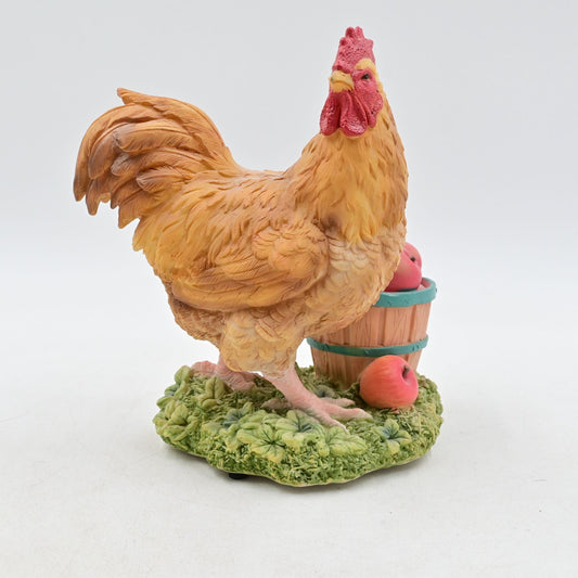 Lenox Autumn Gentleman Rooster W/ Apples Figure