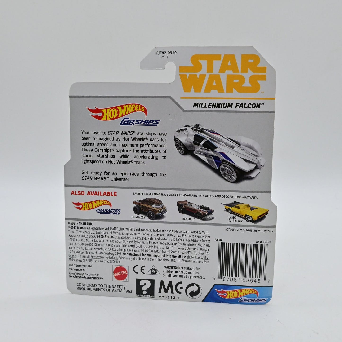 Hot Wheels Star Wars Millennium Falcon Carship Die-Cast Model New In Box