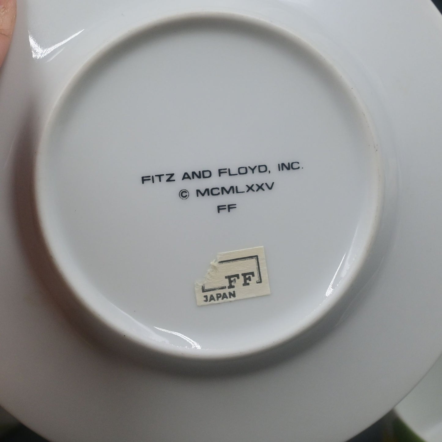 Fitz & Floyd Petite Fleur Cup And Saucer Set Of 4