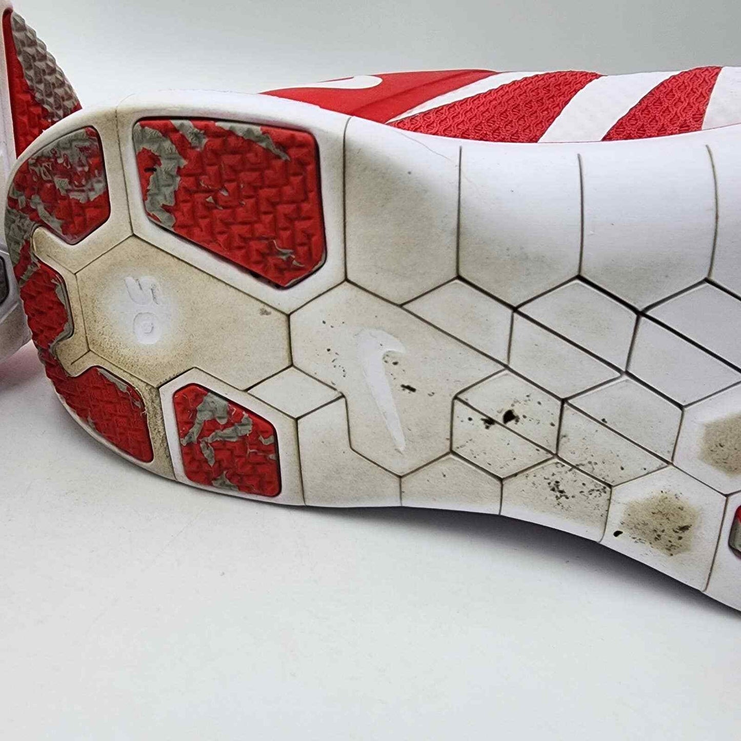 Nike Free Trainer Ohio State Flywire Running Shoe Red White Mens Size 7.5
