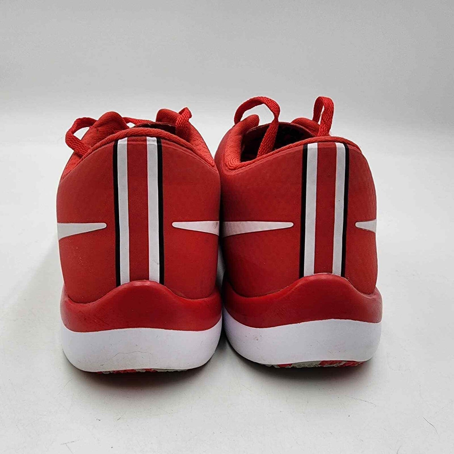 Nike Free Trainer Ohio State Flywire Running Shoe Red White Mens Size 7.5