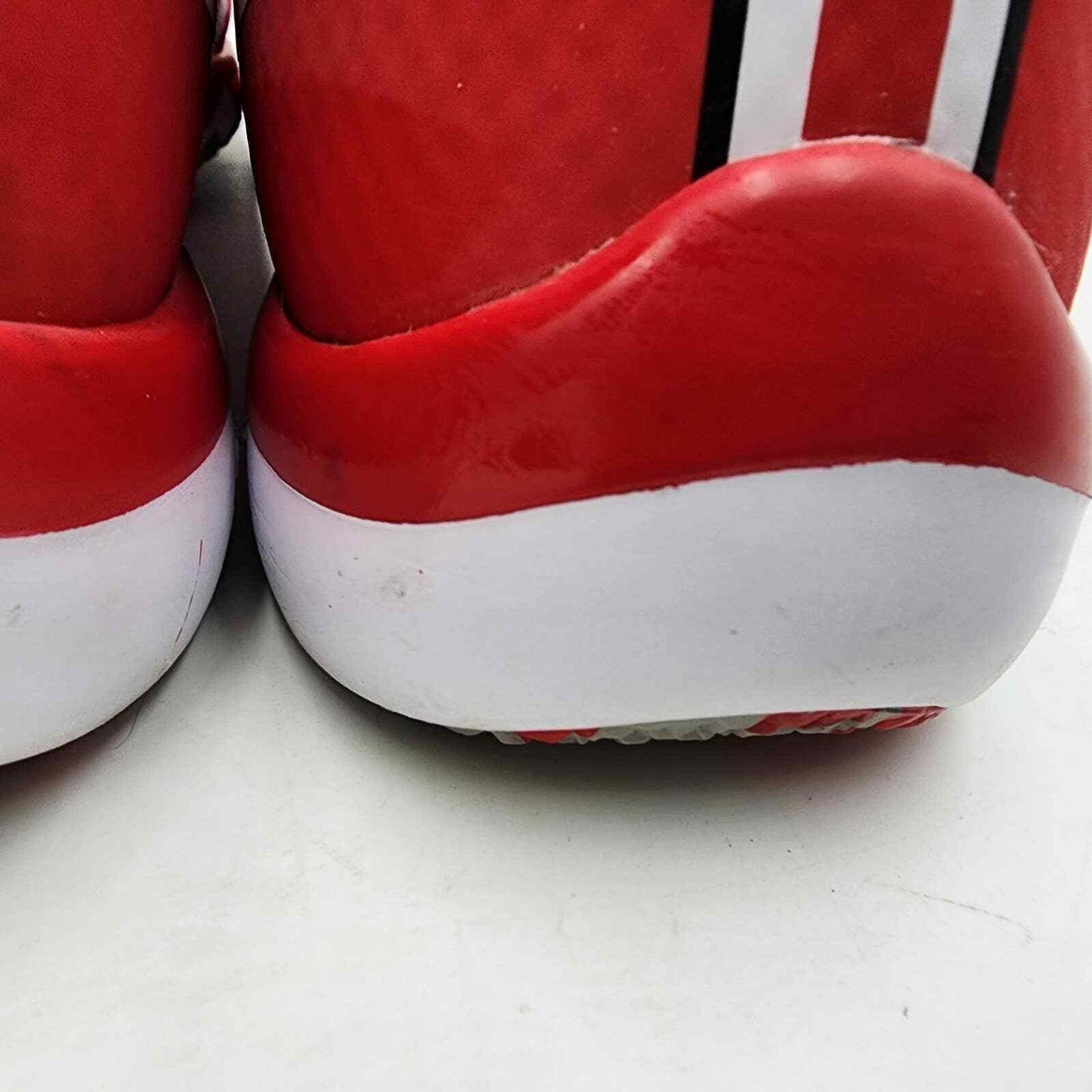 Nike Free Trainer Ohio State Flywire Running Shoe Red White Mens Size 7.5