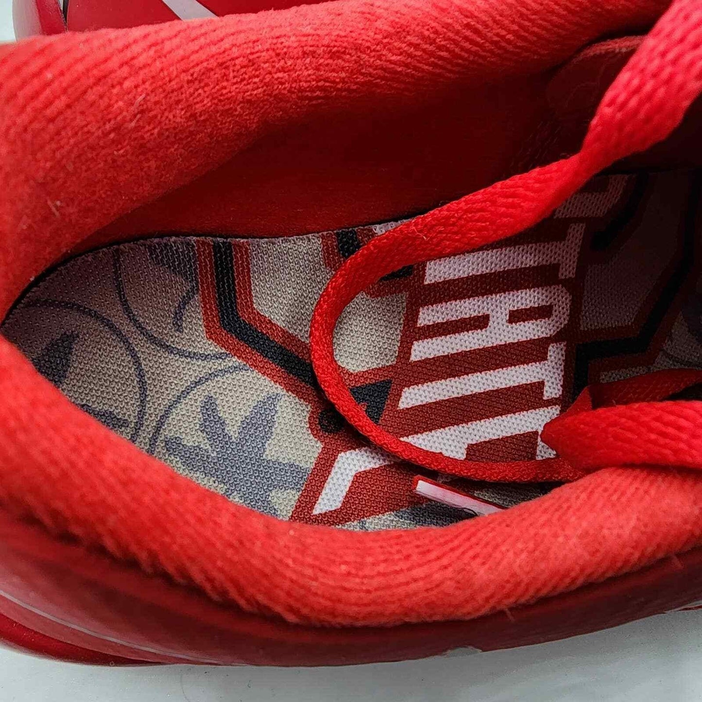 Nike Free Trainer Ohio State Flywire Running Shoe Red White Mens Size 7.5