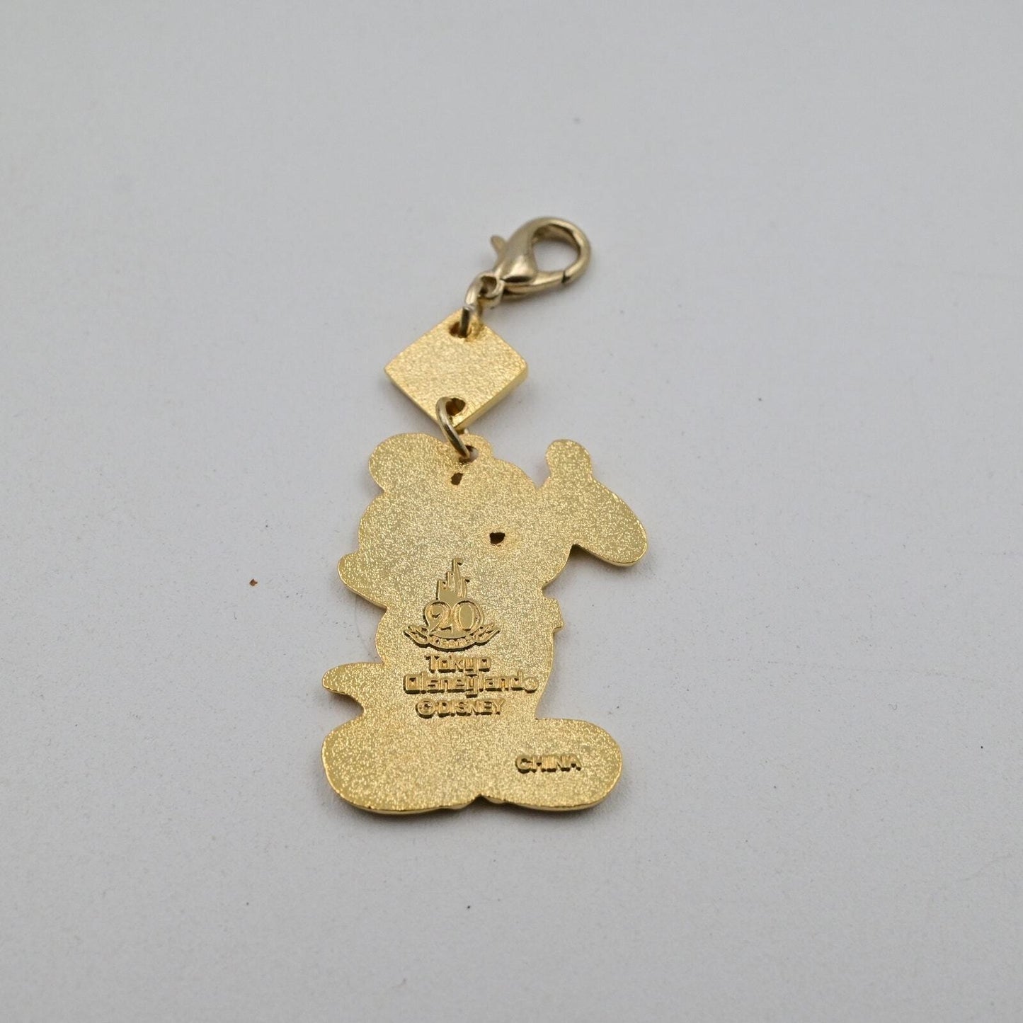 Disney Tokyo 20th Anniversary Mickey Mouse Keychain/Charm/Zipper Pull