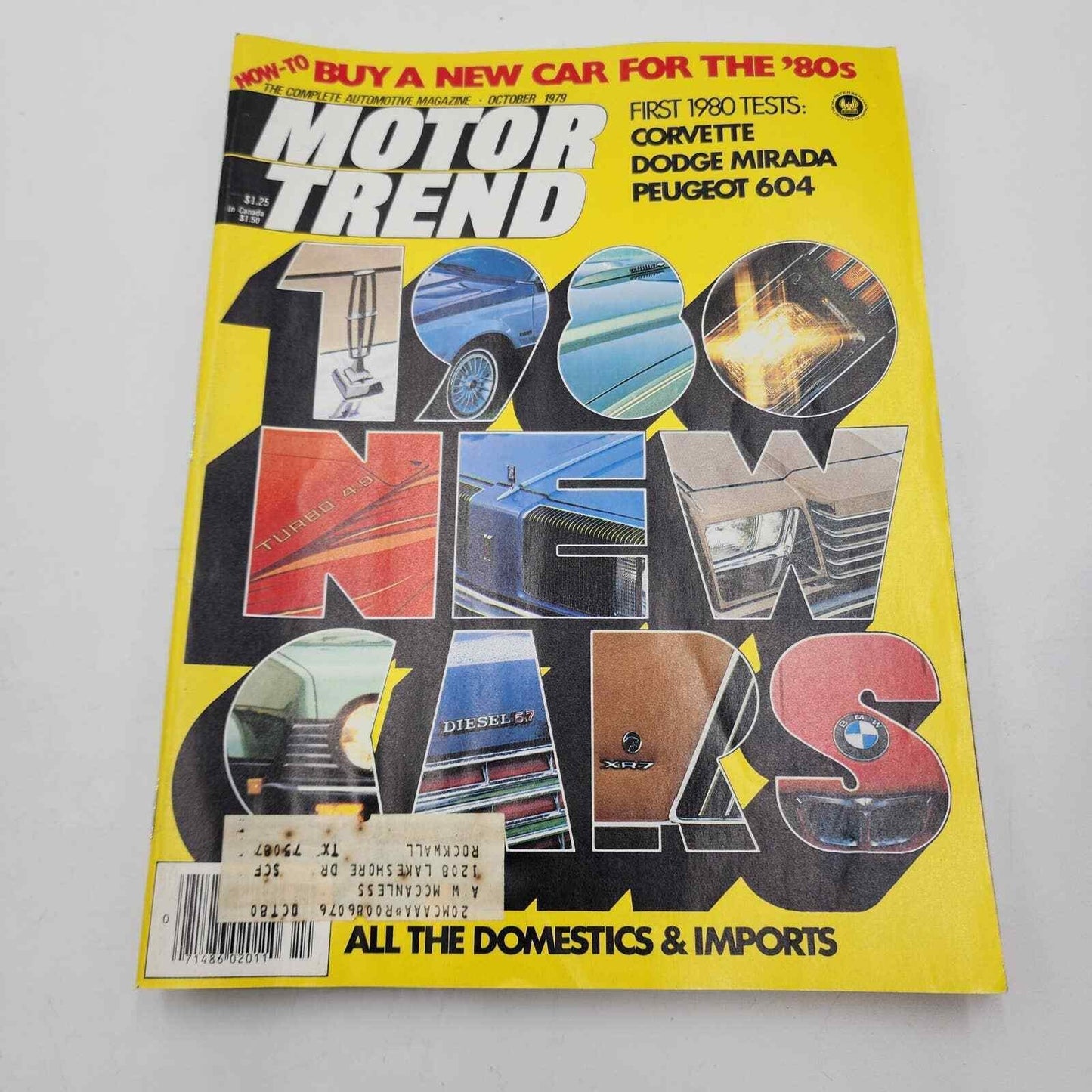 Vintage 1979 Motor Trend Magazine January - December