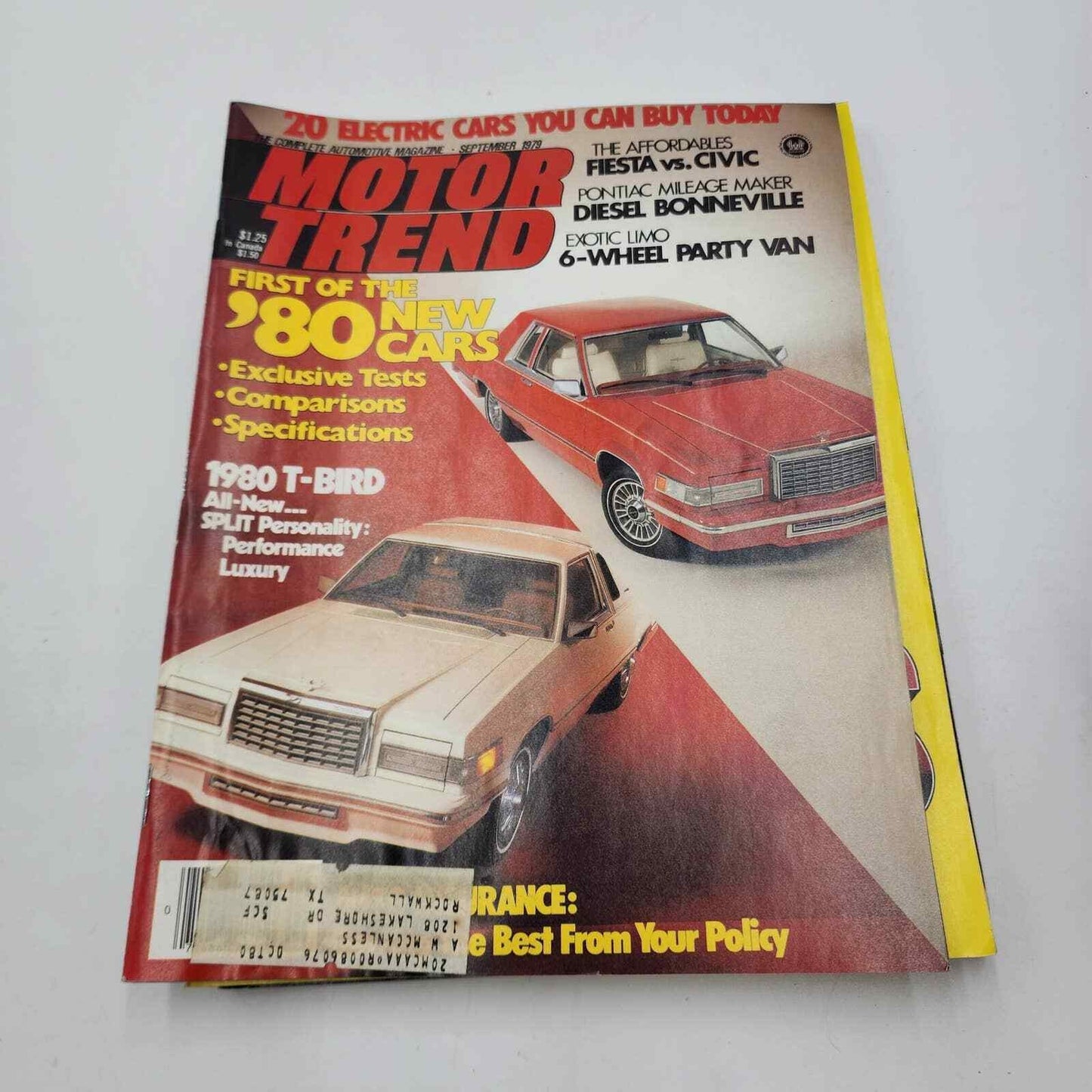 Vintage 1979 Motor Trend Magazine January - December