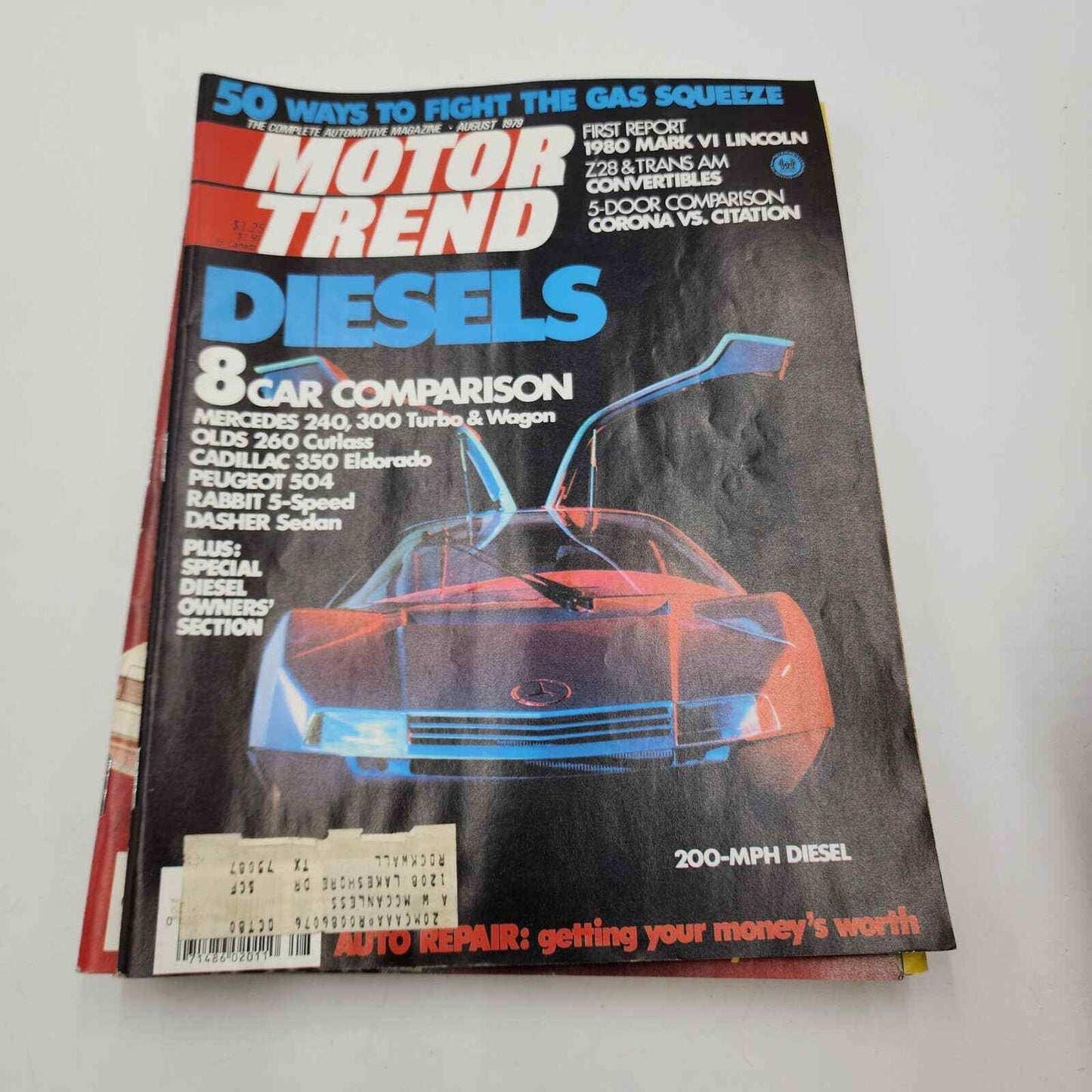 Vintage 1979 Motor Trend Magazine January - December