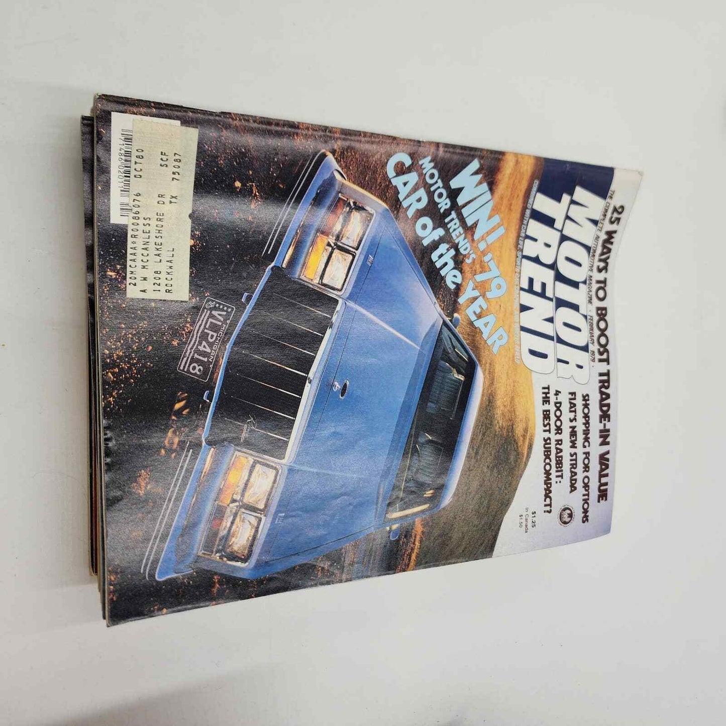 Vintage 1979 Motor Trend Magazine January - December
