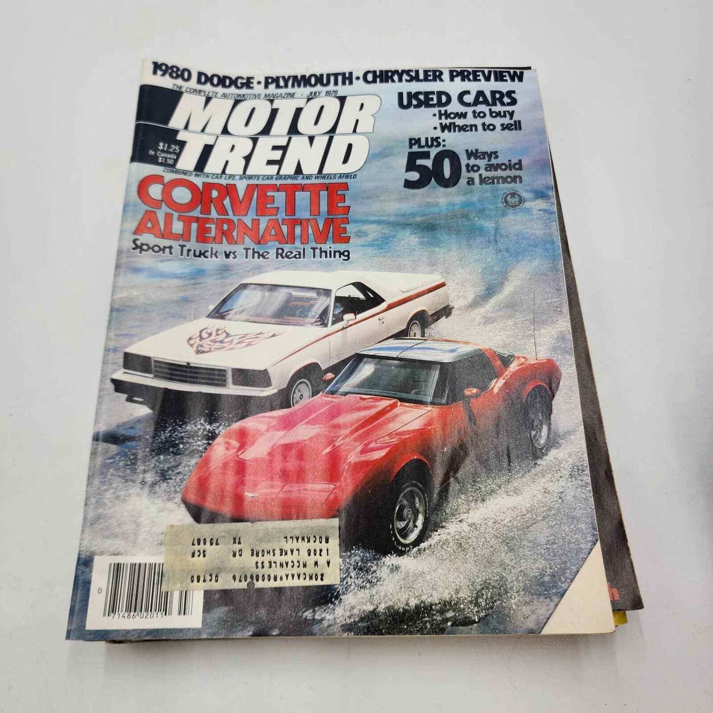 Vintage 1979 Motor Trend Magazine January - December