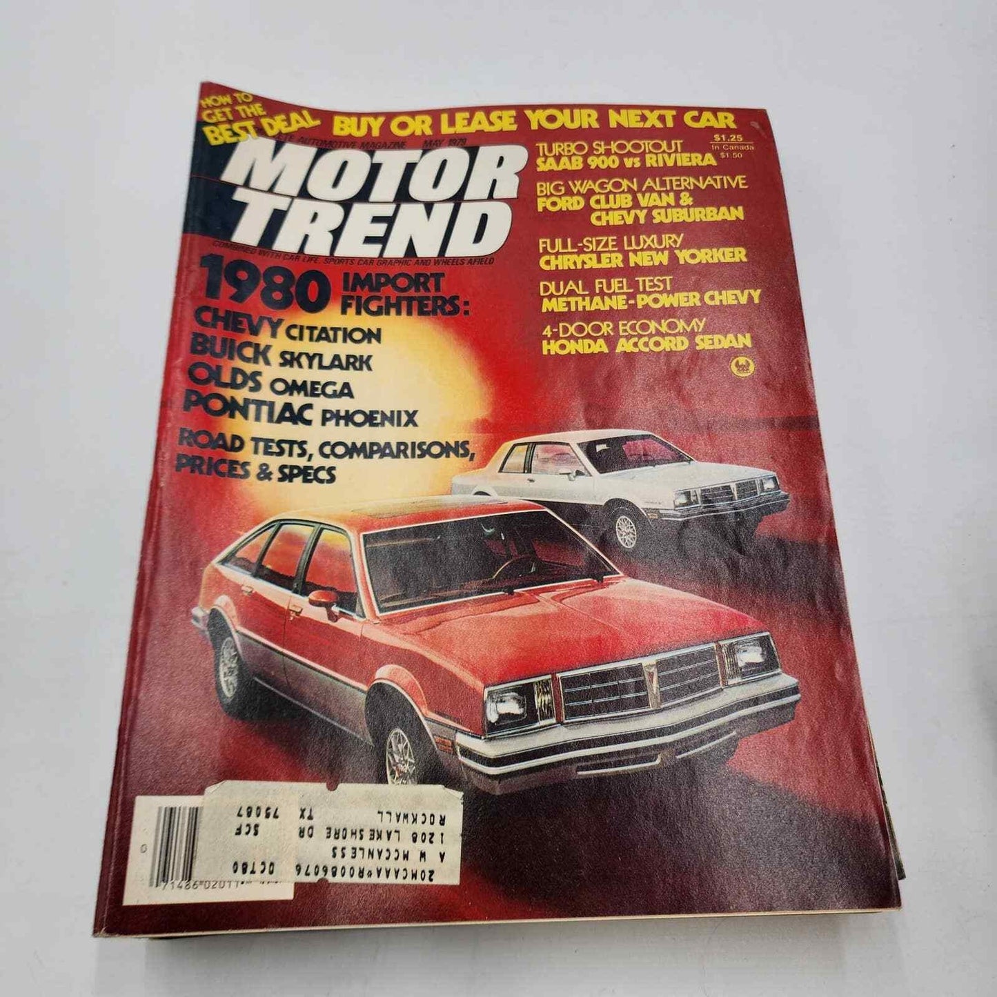Vintage 1979 Motor Trend Magazine January - December