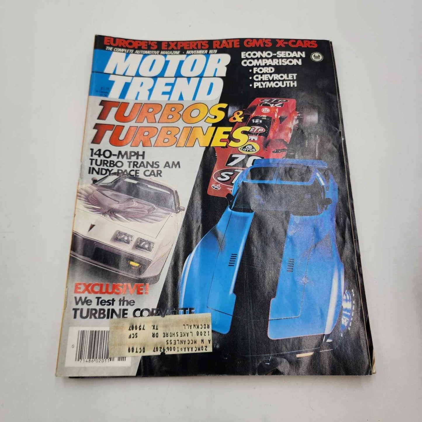 Vintage 1979 Motor Trend Magazine January - December