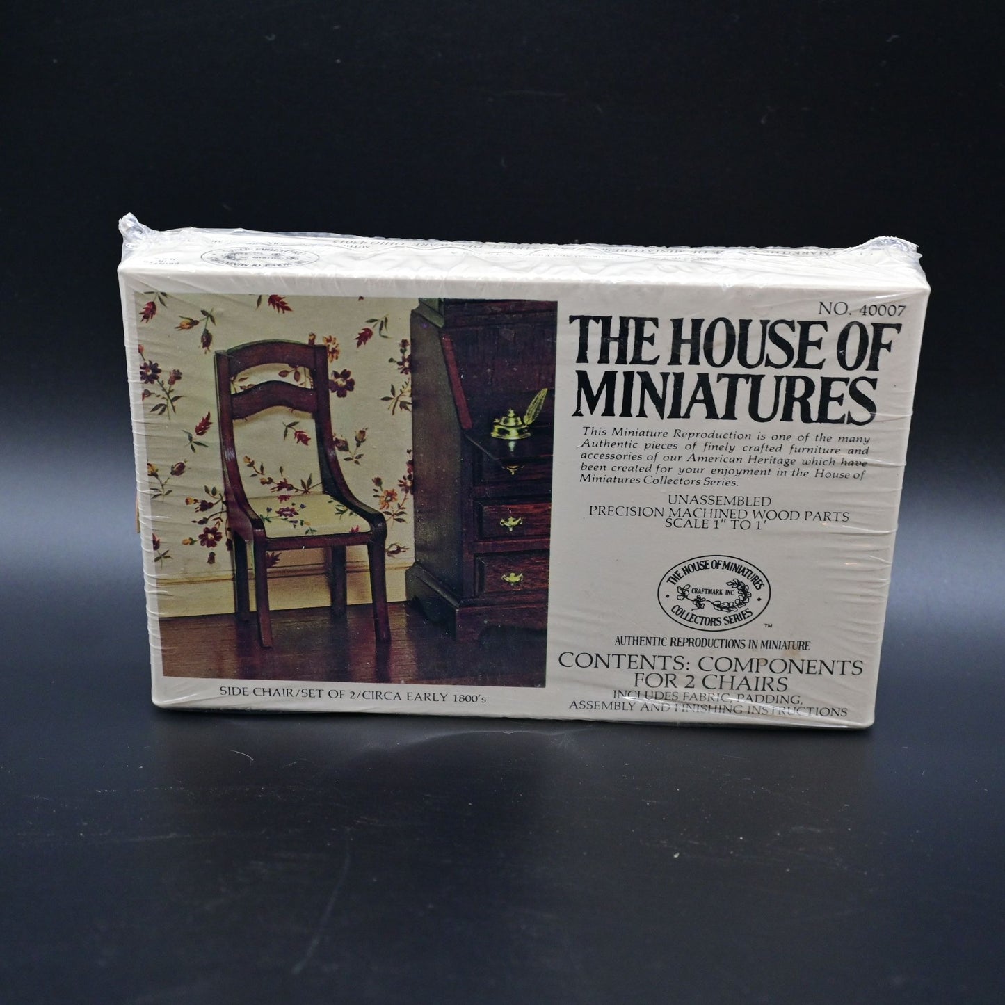 The House Of Miniatures No.40007 Kit For 2 Side Chairs