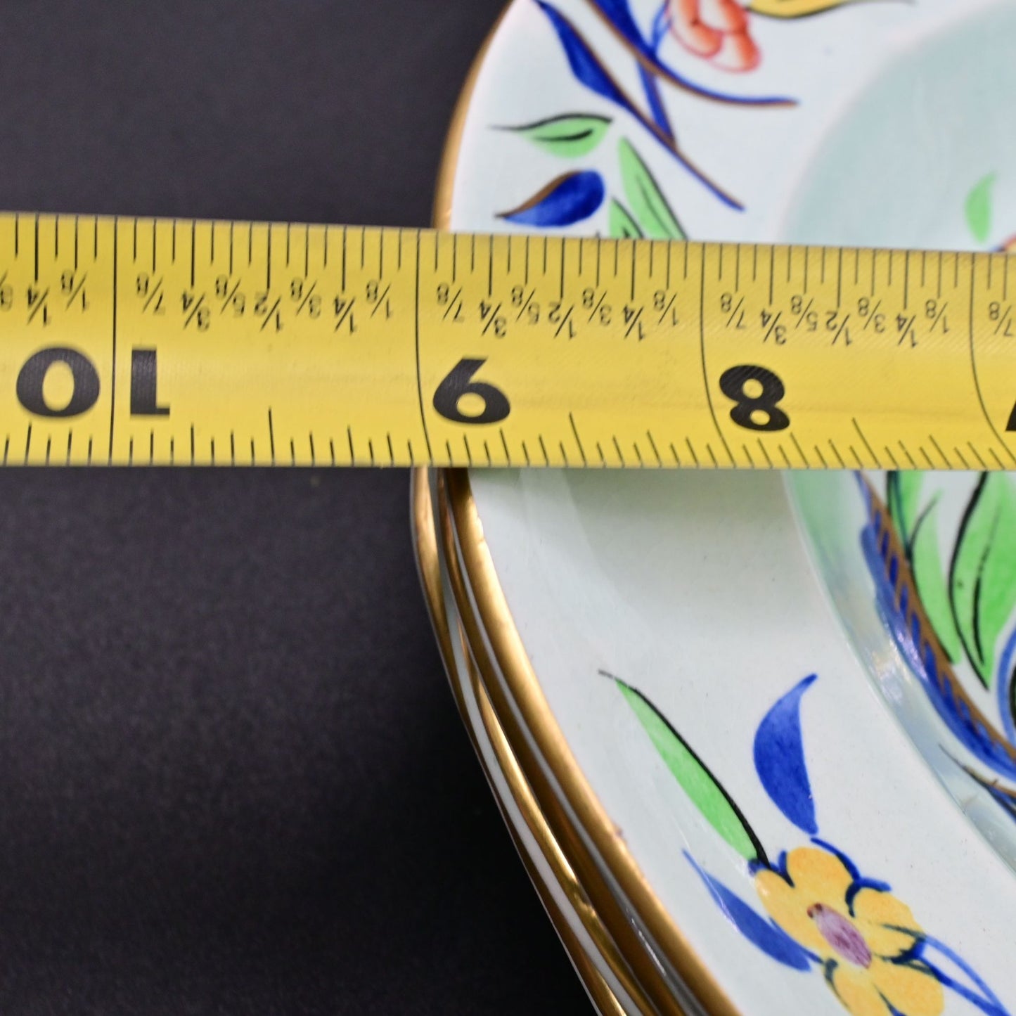 Adams &amp; Sons England Calyx Ware Salad Plate Set Of 4
