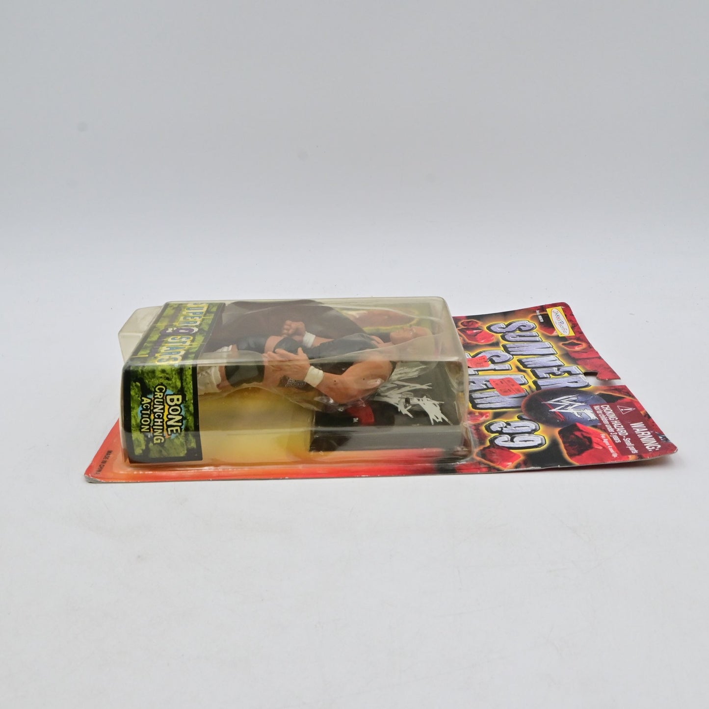 Vintage 1999 WWE Jakks Pacific Summer Slam Bob Holly Action Figure Collectible