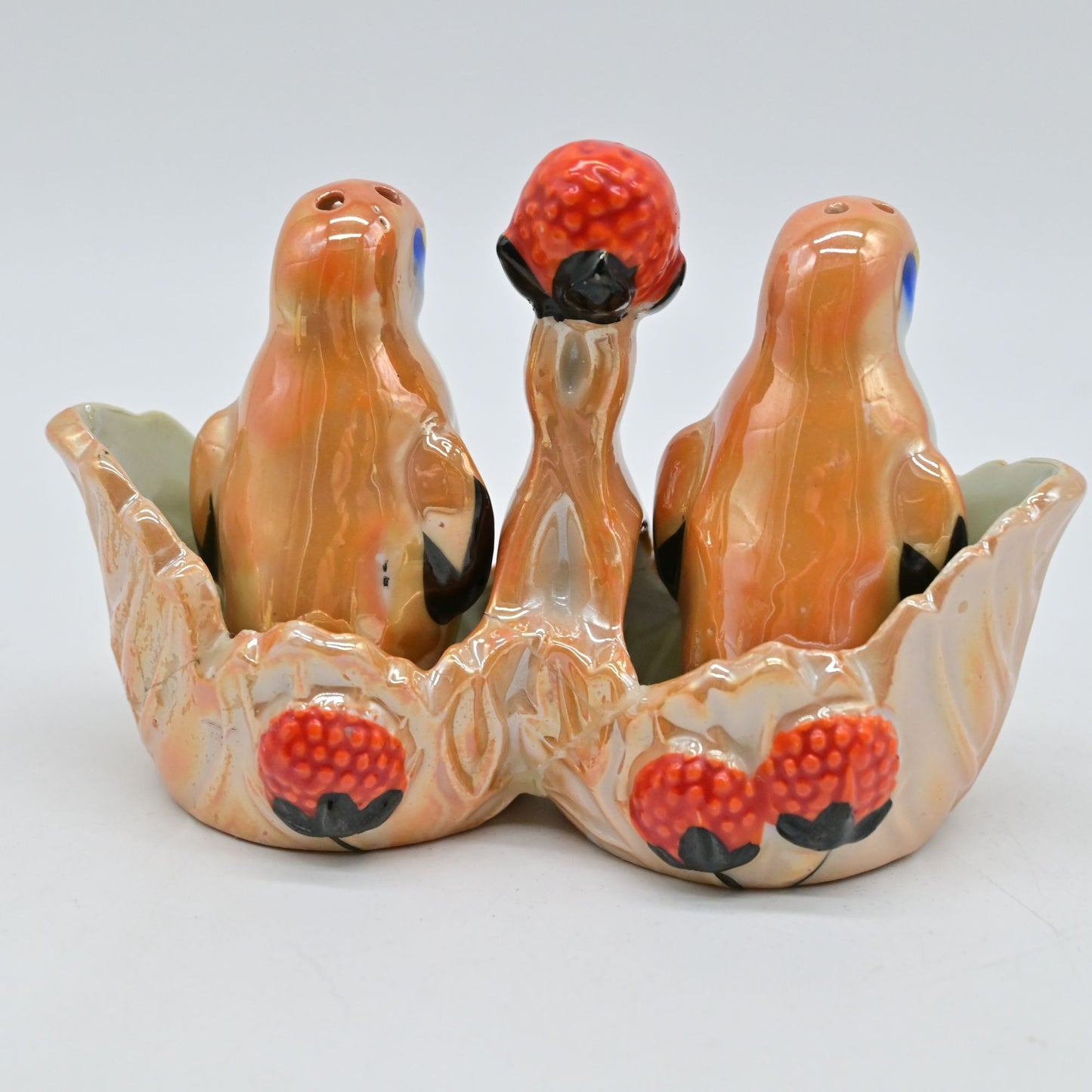 Vintage Penguins In Nest Salt And Pepper Shakers