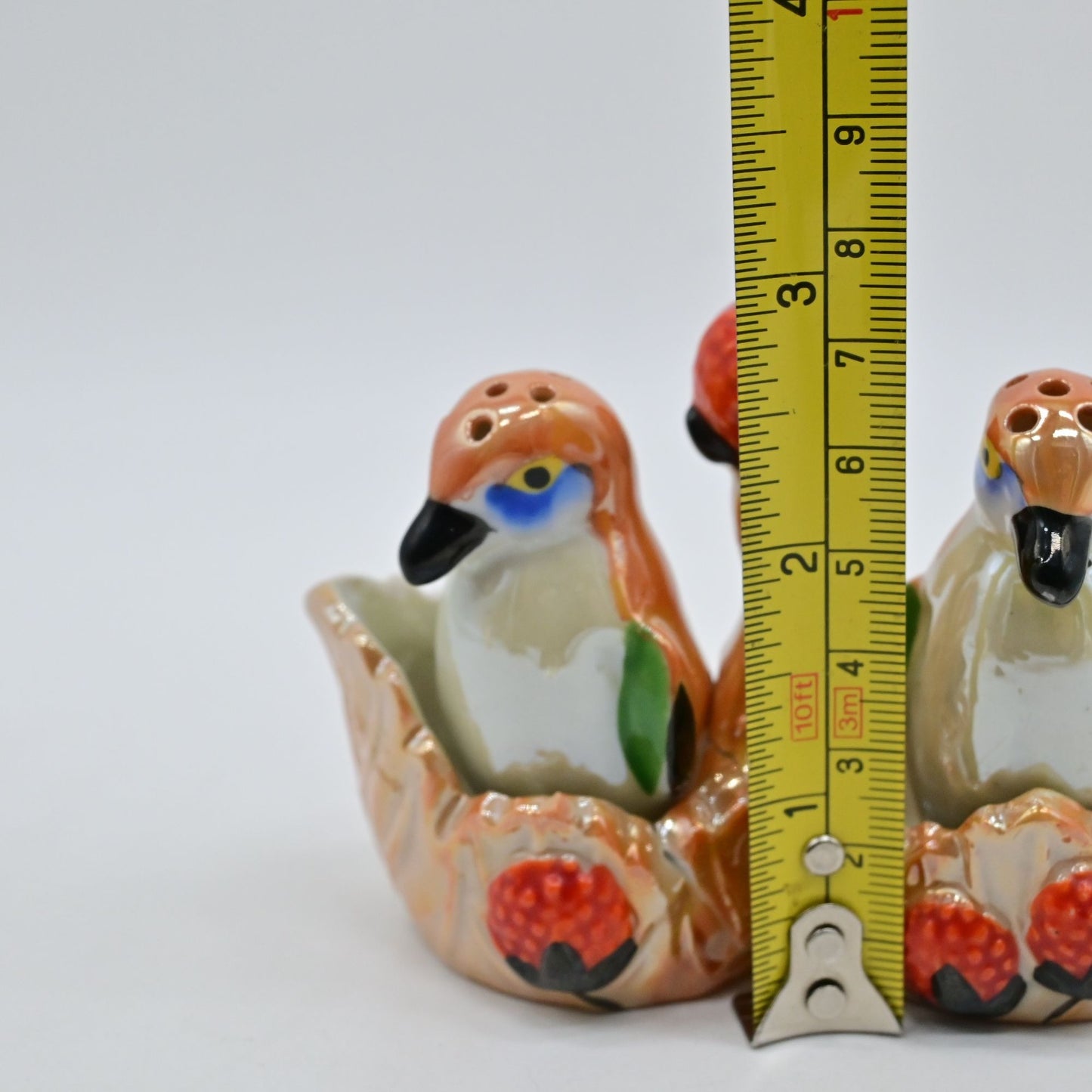Vintage Penguins In Nest Salt And Pepper Shakers