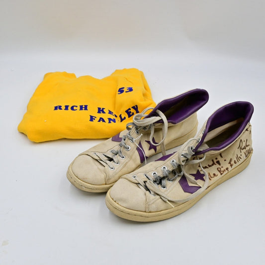 NBA Phoenix Suns Rich Kelley Autographed Converse Sneakers & Sweatshirt