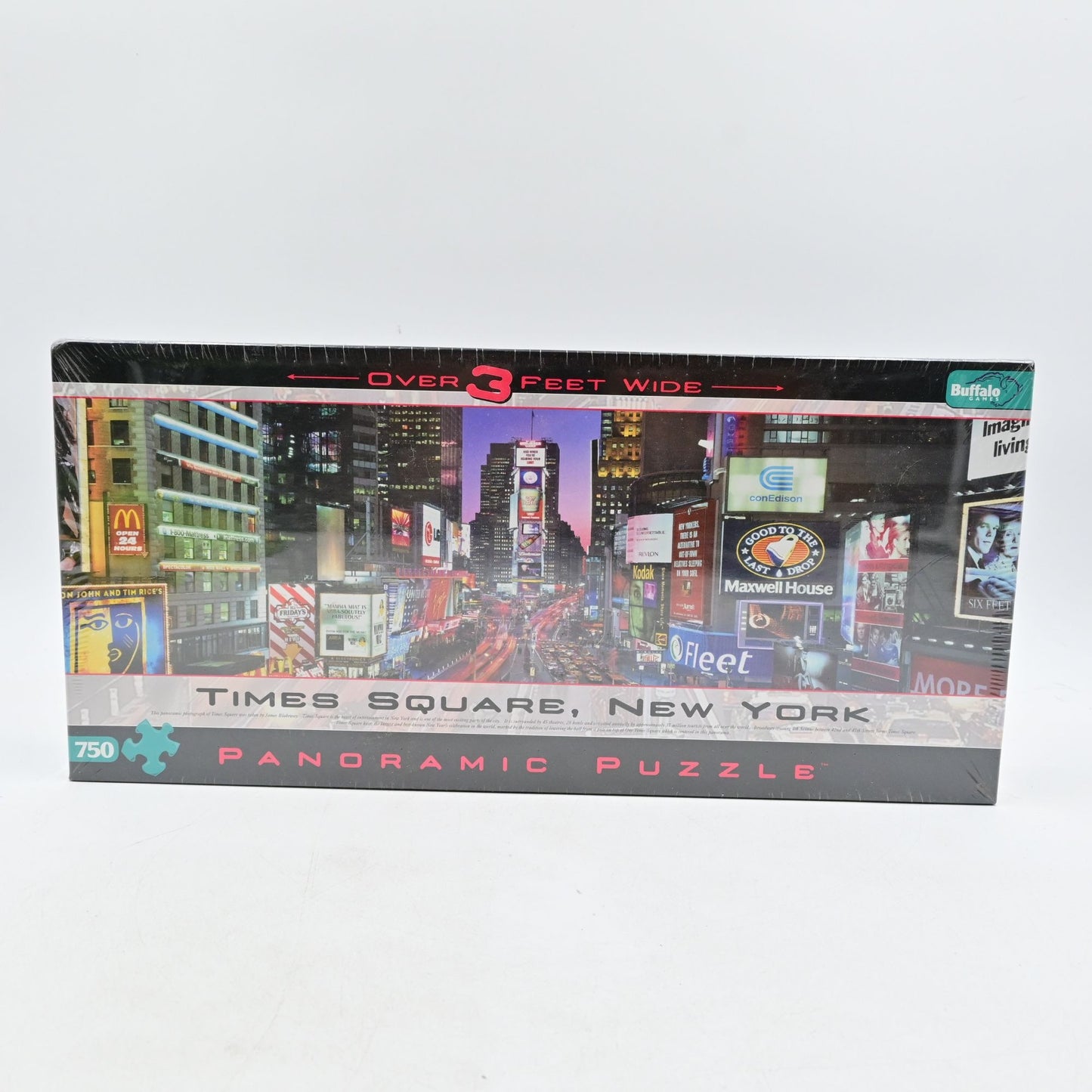 New York City Times Square Buffalo Games 750 Piece Puzzle New Sealed