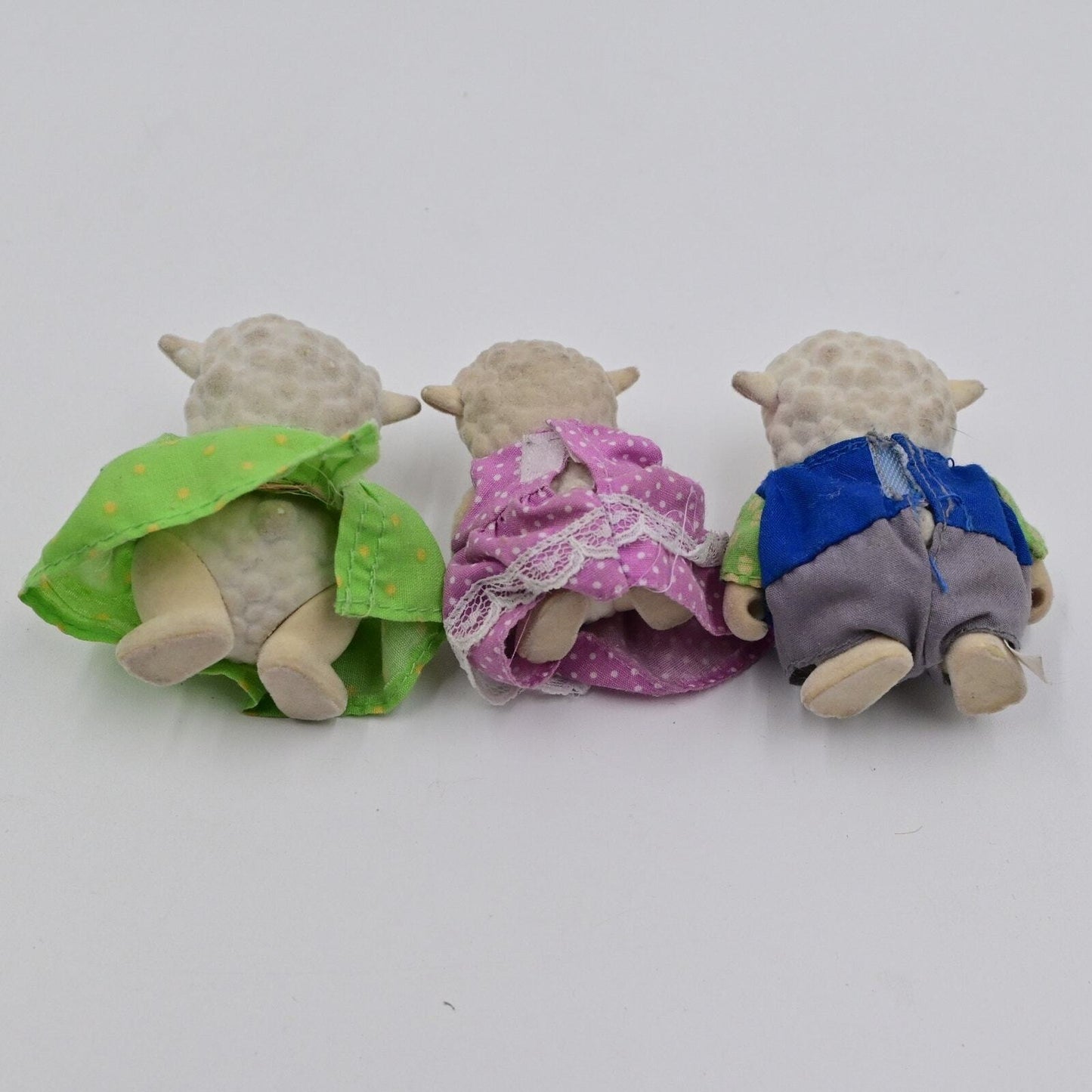 Lil' Woodzeez Sheep Family Of 3 Doll House Figures