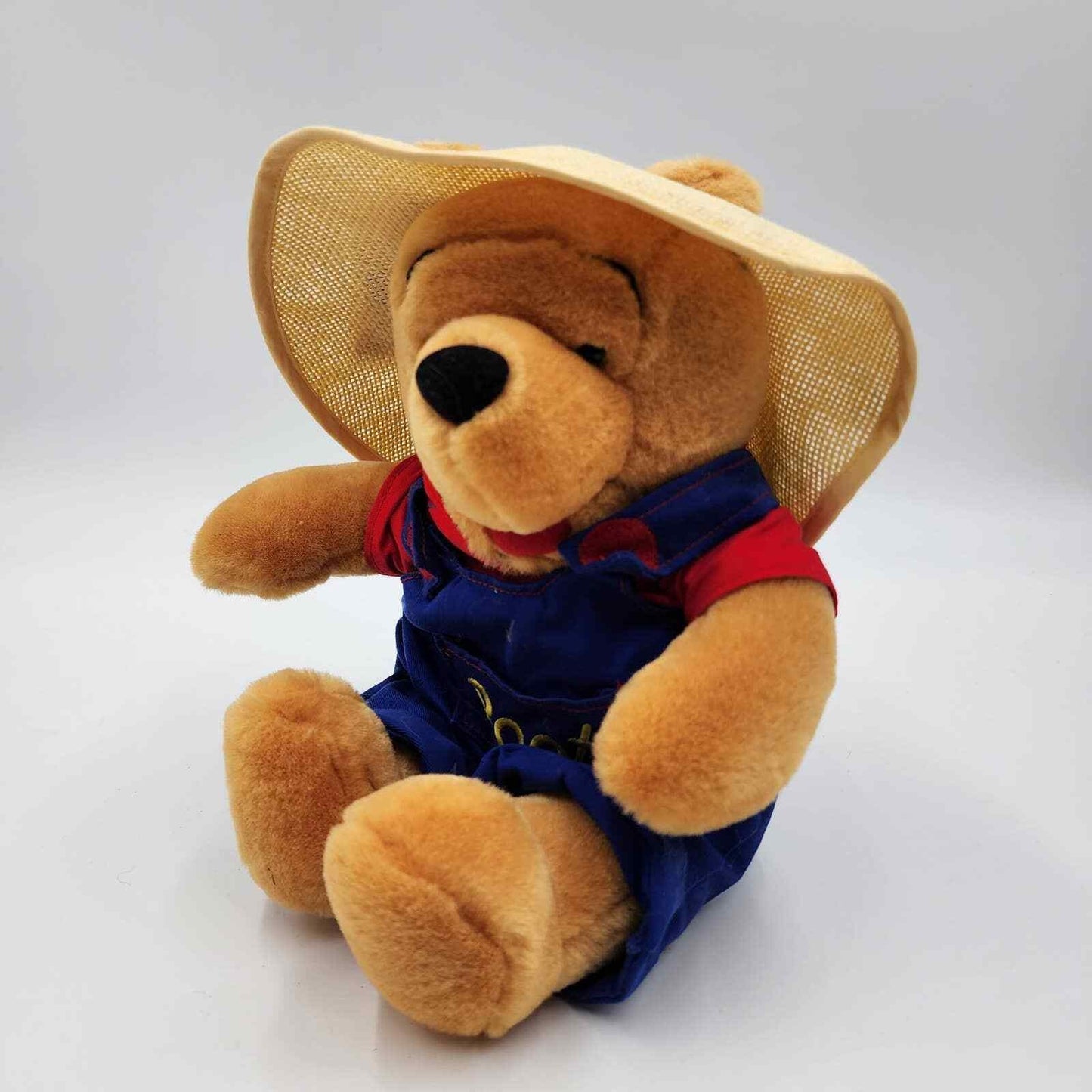 Disney Winnie The Pooh Fruit Stand Pooh 13" Plush NWT