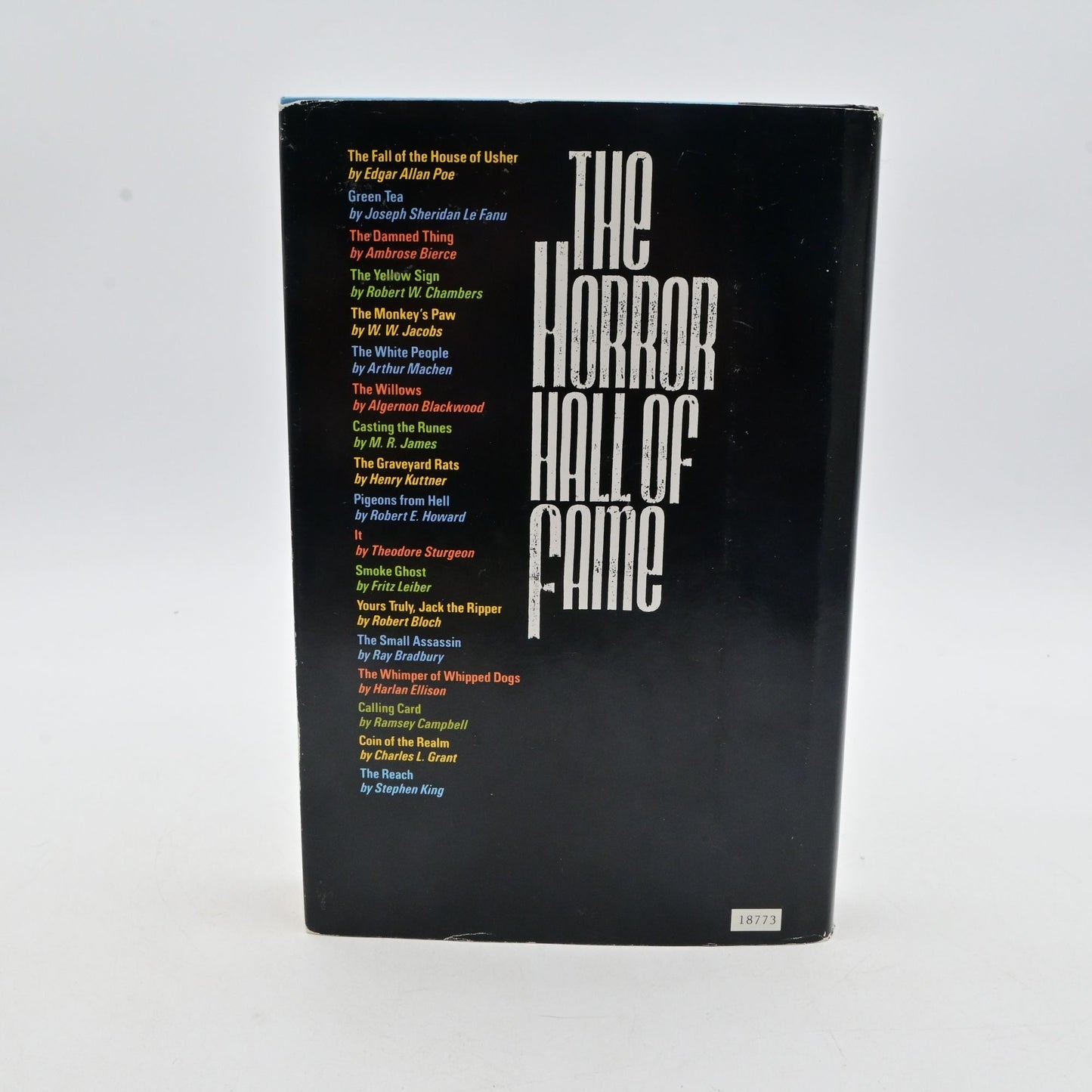 The Horror Hall Of Fame Hardcover Book Featuring Stories By Stephen King Others