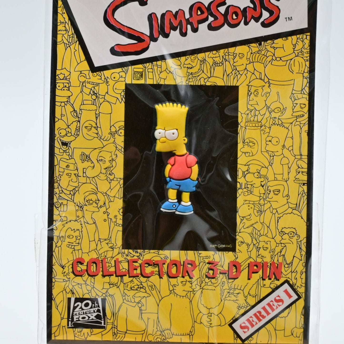 The Simpsons Collector 3-D Pin Bart Simpson Series 1