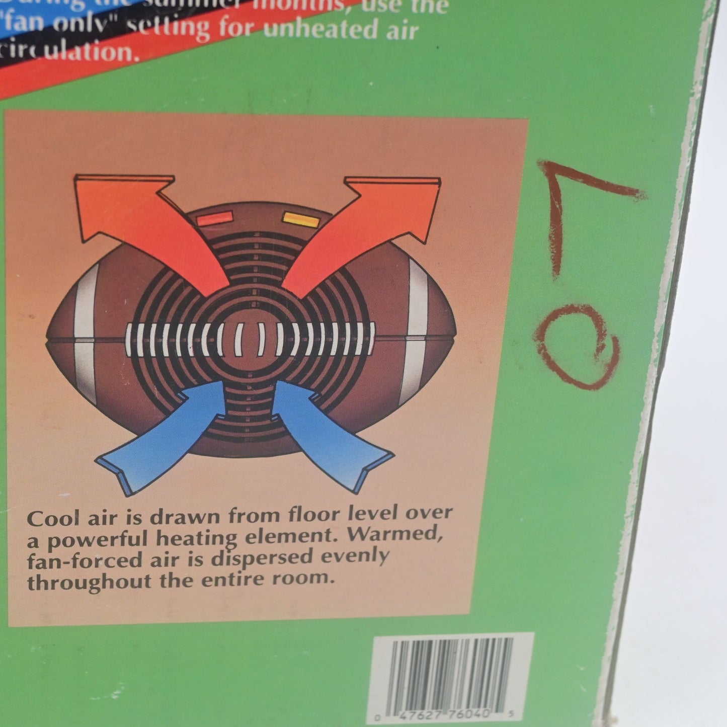 Patton Football Heater Fan & Night Lite Model SH-10