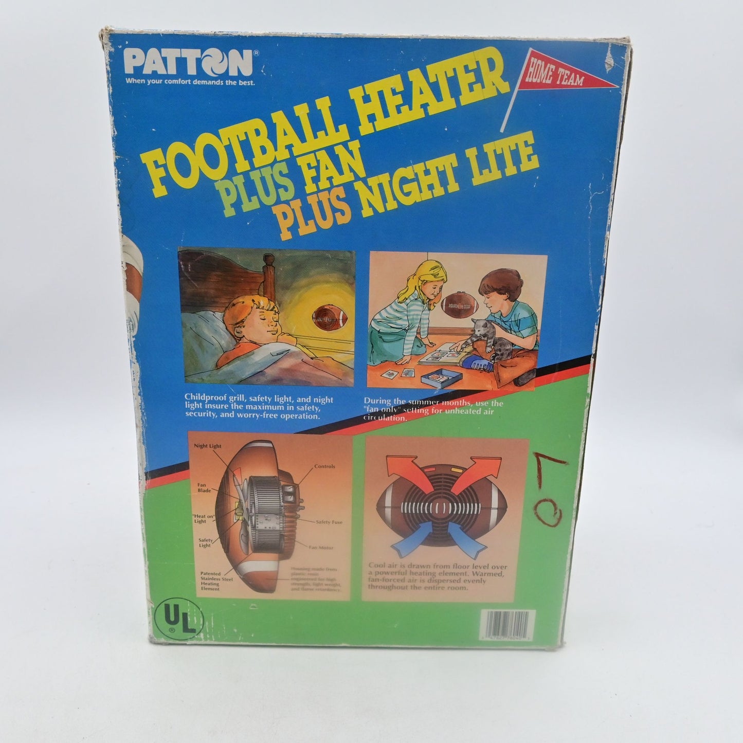 Patton Football Heater Fan & Night Lite Model SH-10