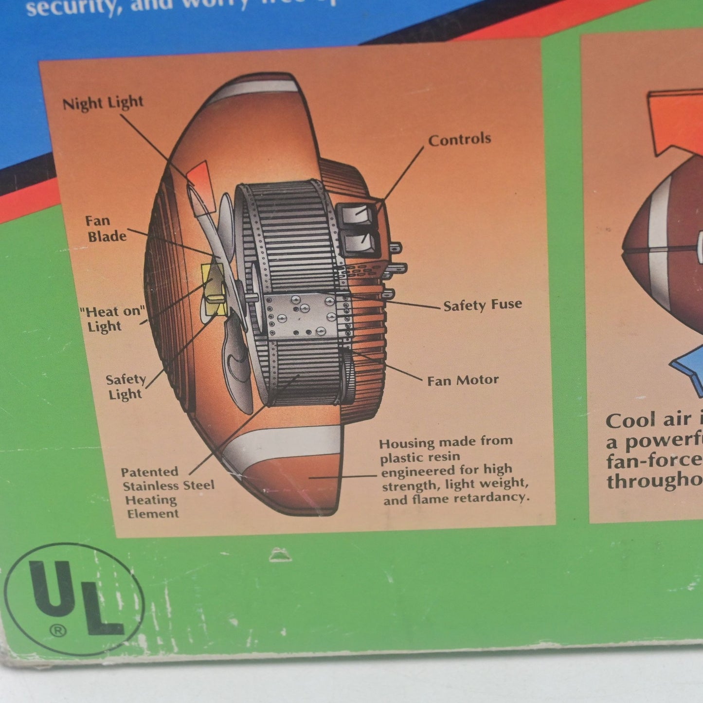 Patton Football Heater Fan & Night Lite Model SH-10