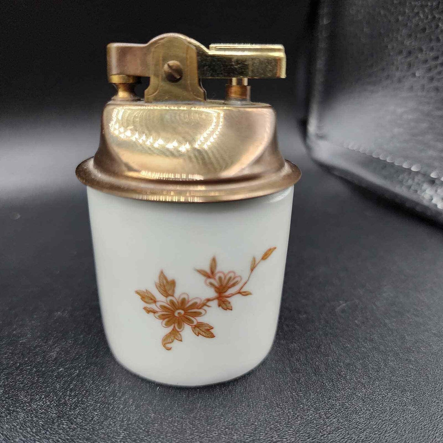 Limoges France Lighter And Matching Ashtray Vintage