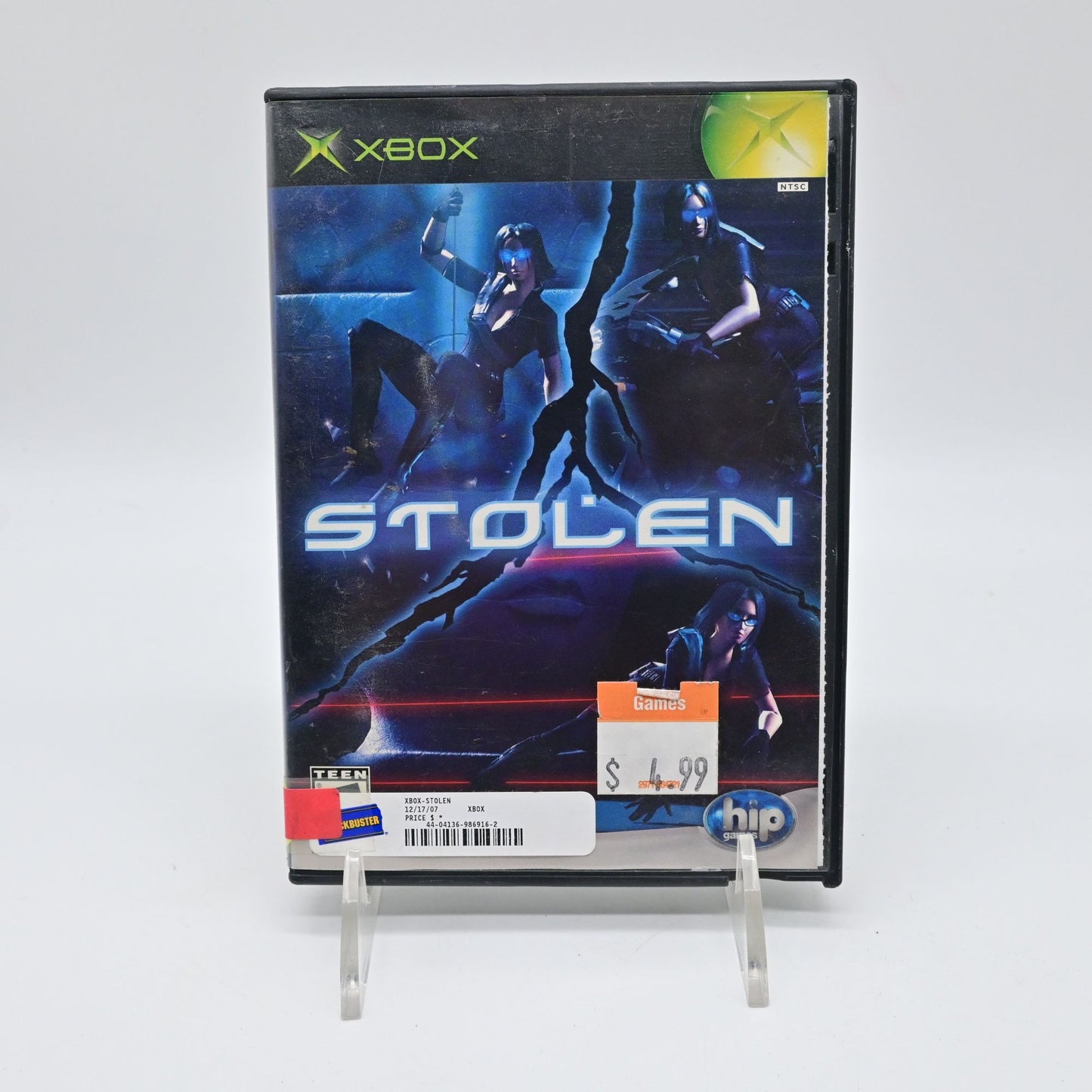 Xbox Stolen Original Xbox Video Game CIB