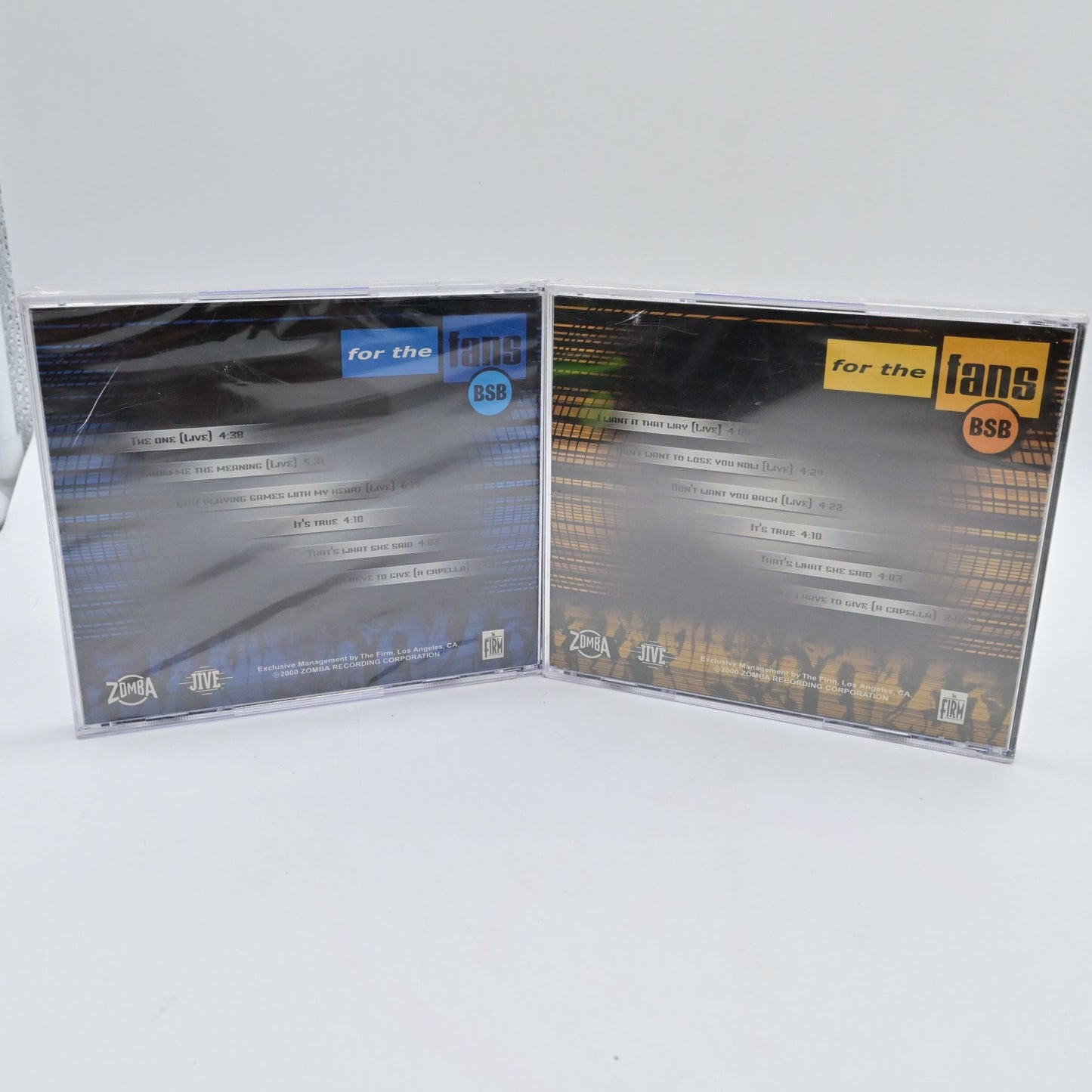 Backstreet Boys For The Fans Cd 2 & 3 Sealed