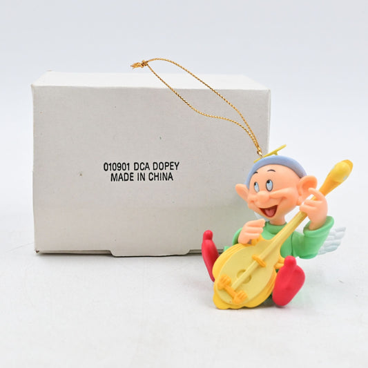 Grolier Disney Dopey Angel Snow White Christmas Ornament Vintage