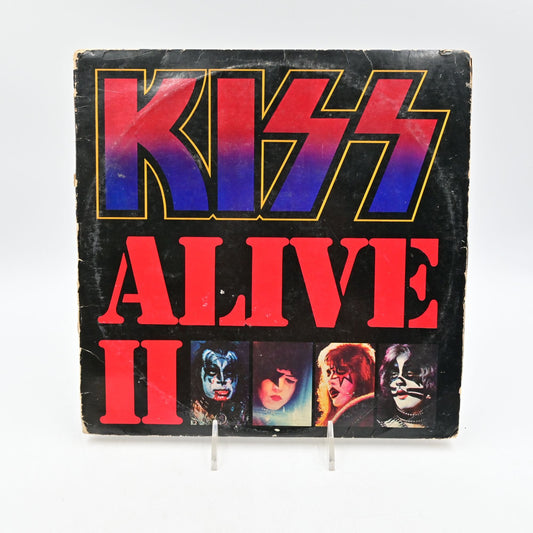 Kiss Alive II Vinyl Record Vintage 1977 Sleeve Wear
