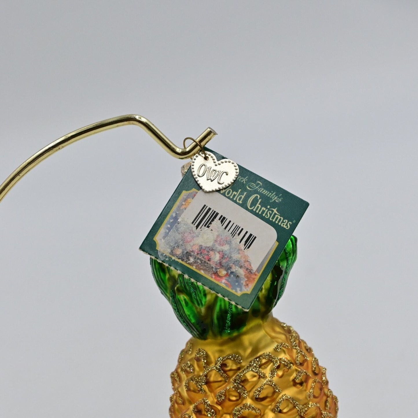 Vintage Old World Christmas Pineapple Christmas Ornament