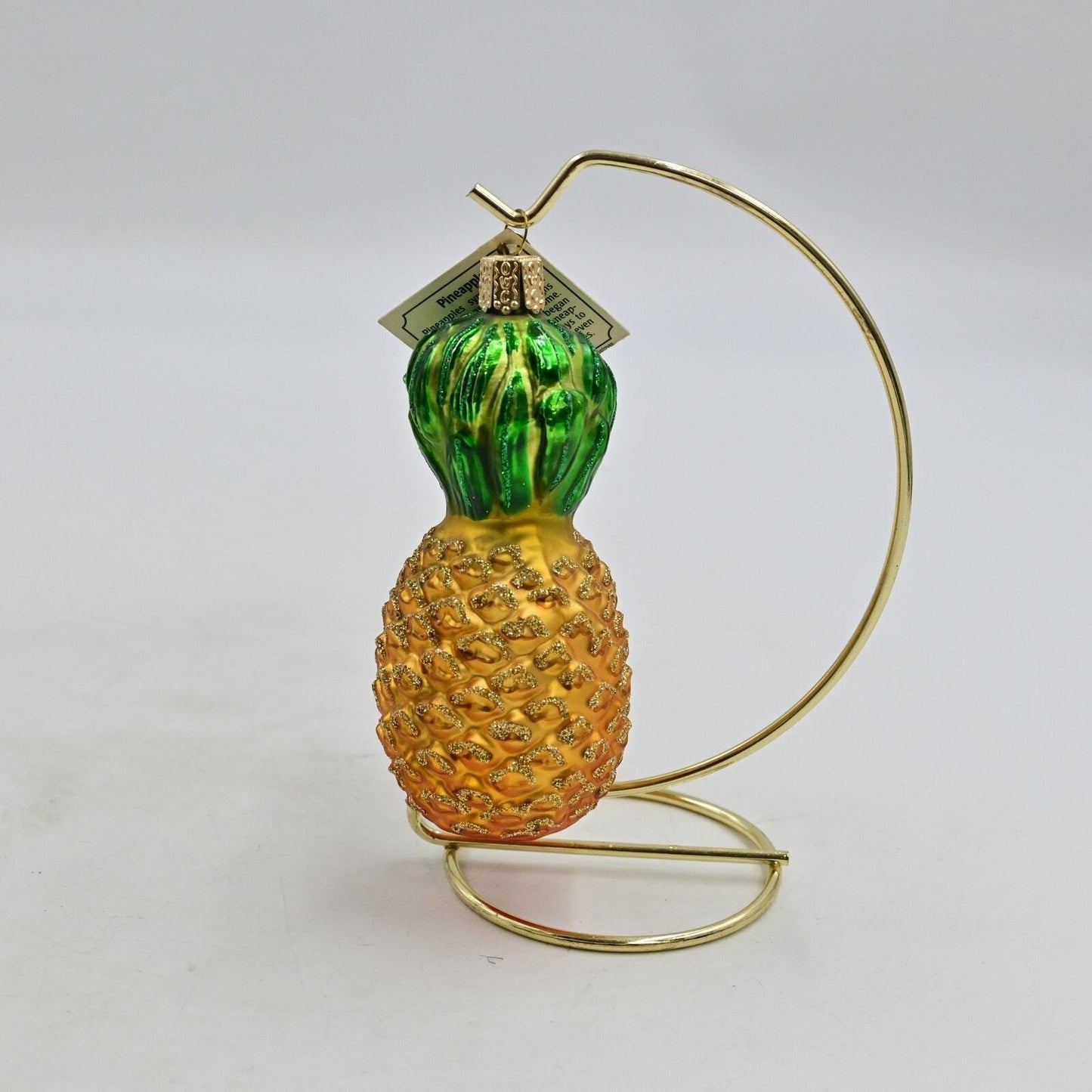 Vintage Old World Christmas Pineapple Christmas Ornament