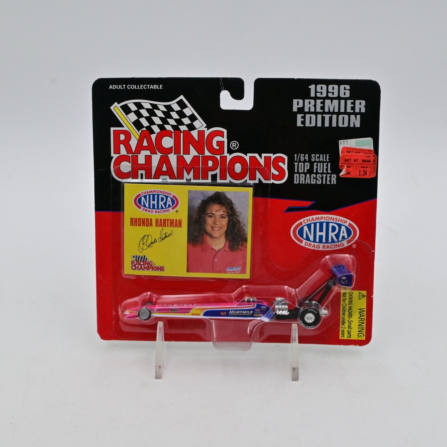 Vintage 1996 Racing Champions 1/65 NHRA Top Fuel Dragster Rhonda Hartman