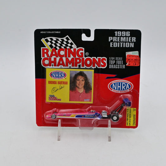 Vintage 1996 Racing Champions 1/65 NHRA Top Fuel Dragster Rhonda Hartman