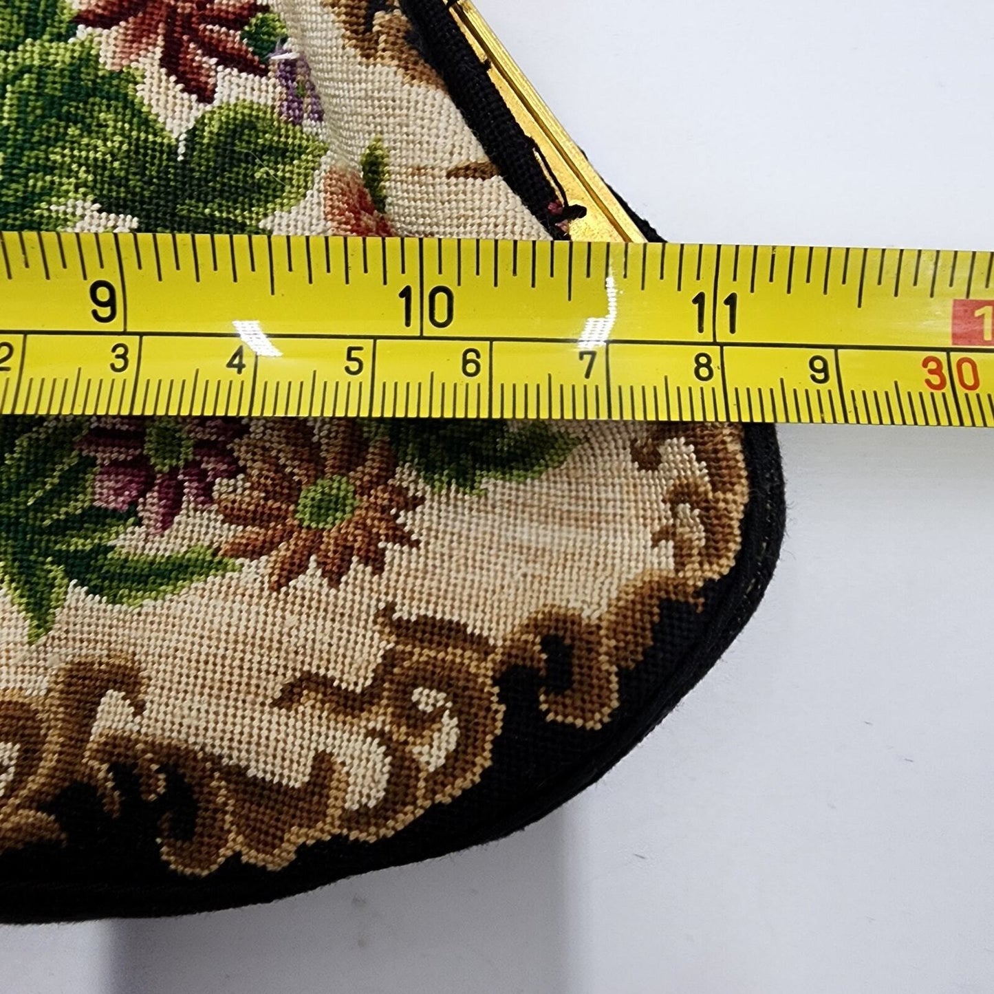Tapestry Floral Petite Handbag Vintage Purse