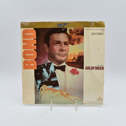 James Bond Goldfinger Laserdisc Extended Play Sean Connery Movie Collectible