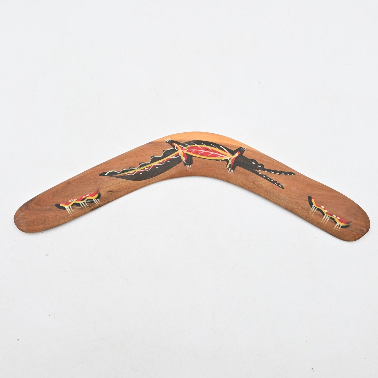 Bunabiri Hand Painted Boomerang The Dreamtime Australian 14in