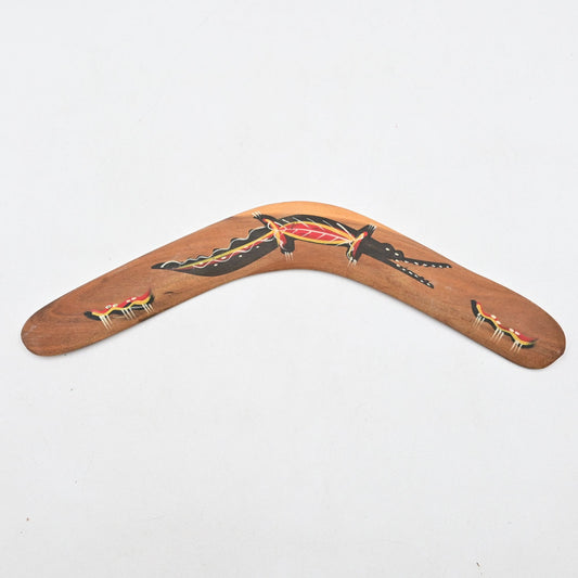 Bunabiri Hand Painted Boomerang The Dreamtime Australian 14in