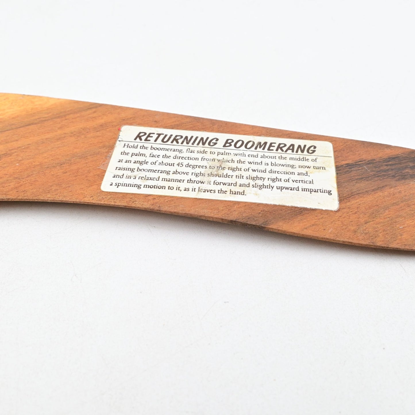 Bunabiri Hand Painted Boomerang The Dreamtime Australian 14in