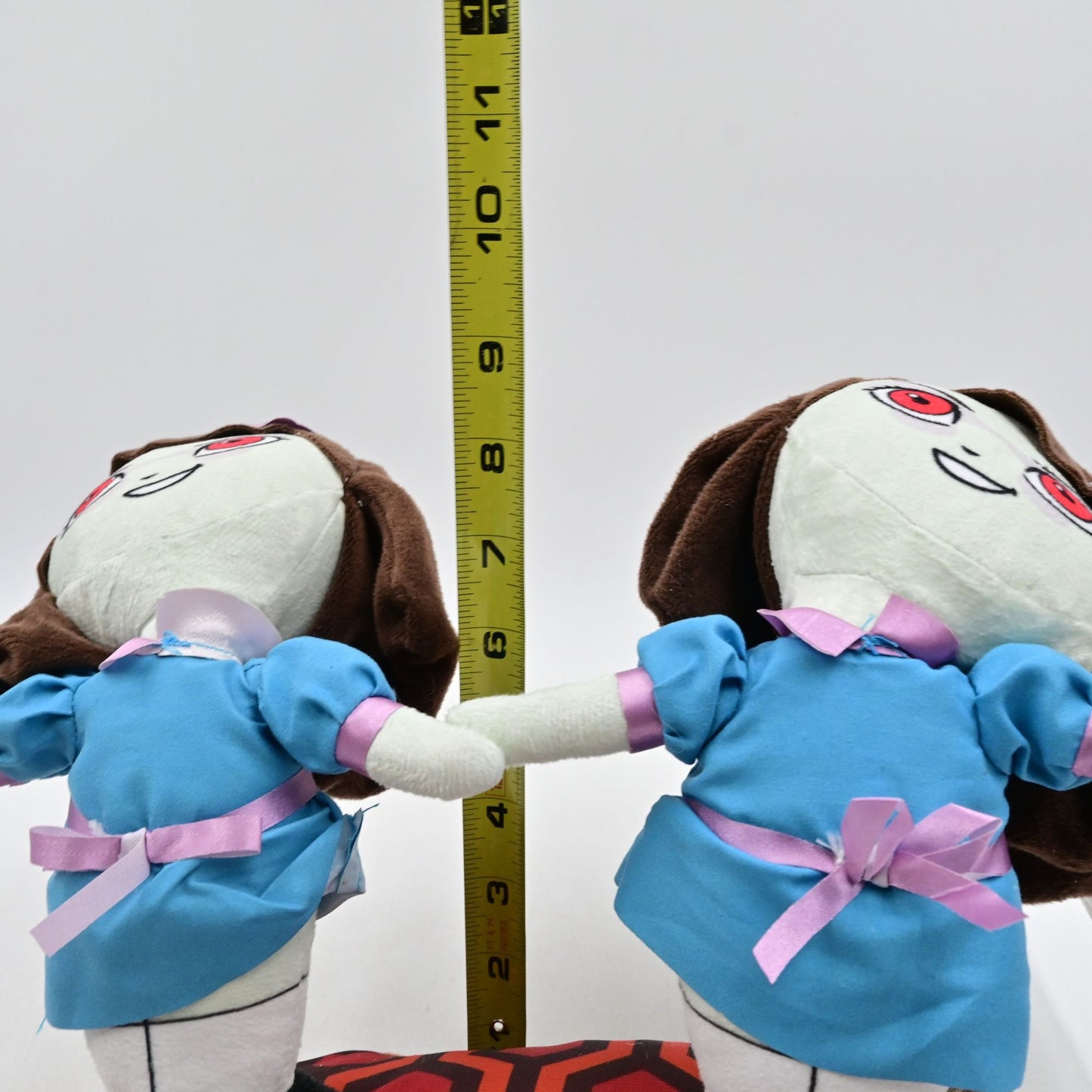 Gemmy The Shining Grady Twins Animated Plush Dolls Talking Moving Halloween NWT