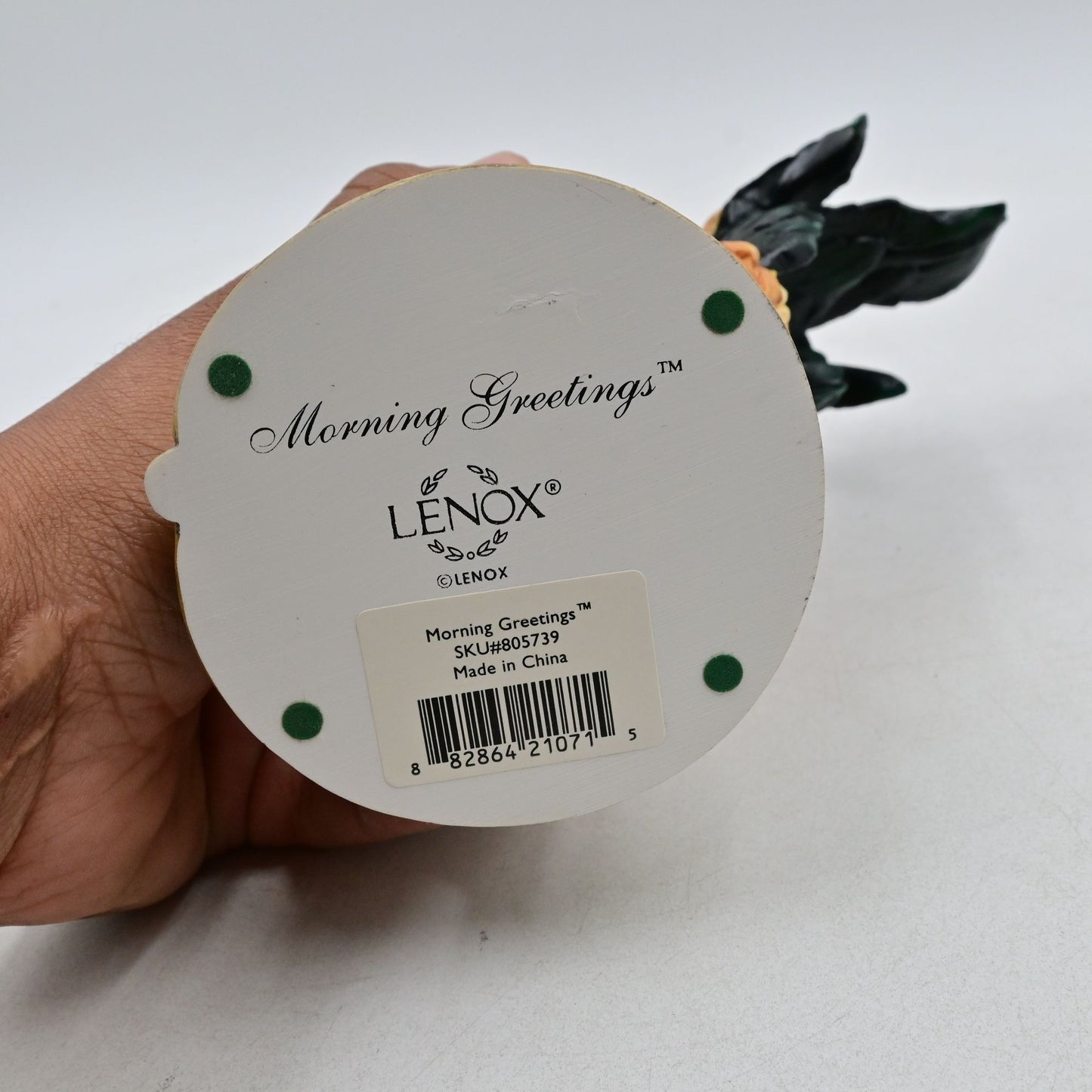 Lenox Sweet Morning Greetings Ceramic Rooster Figurine Collectible Decor