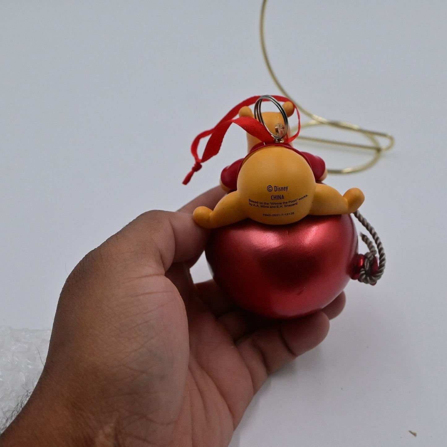 Disney Winnie The Pooh Red Balloon Sketchbook Ornament